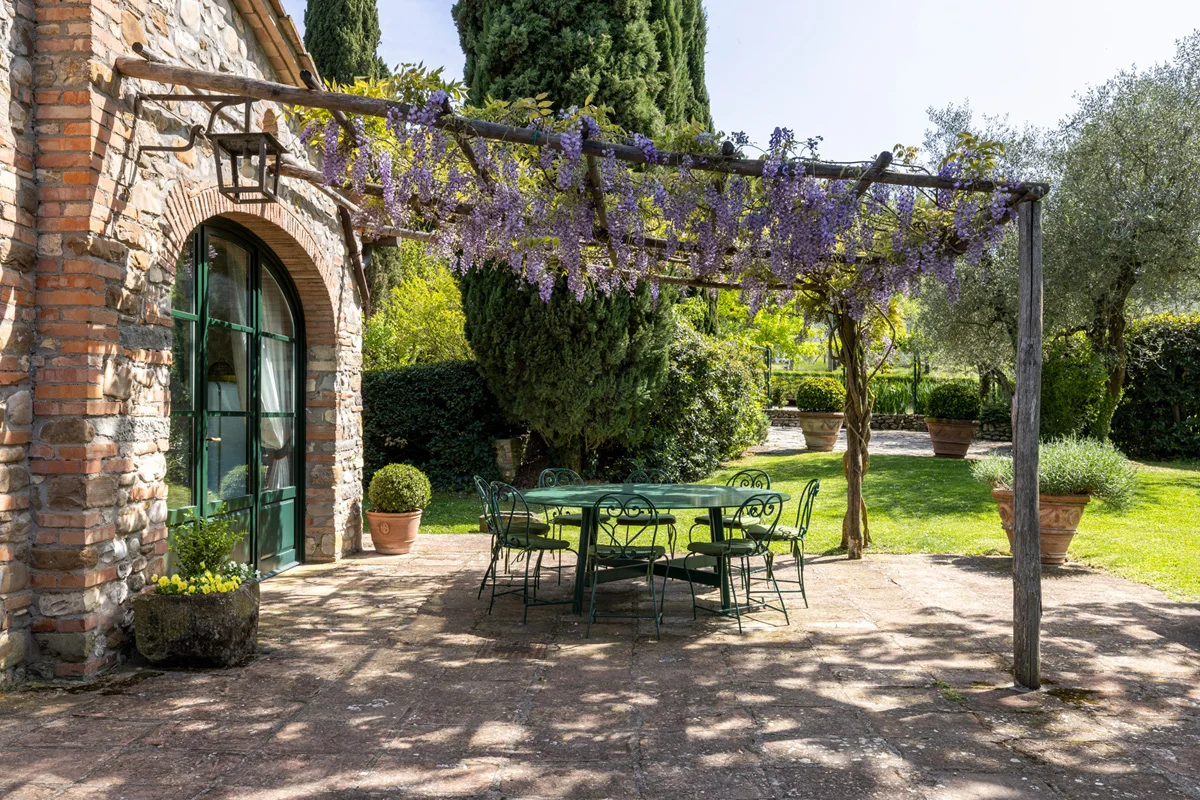 foto architettura giardino casa campagna firenze